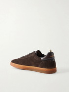 Officine Creative - Halo 003 Suede Sneakers - Brown