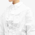 Maison Margiela Women's Short Sleeve Shirt in White