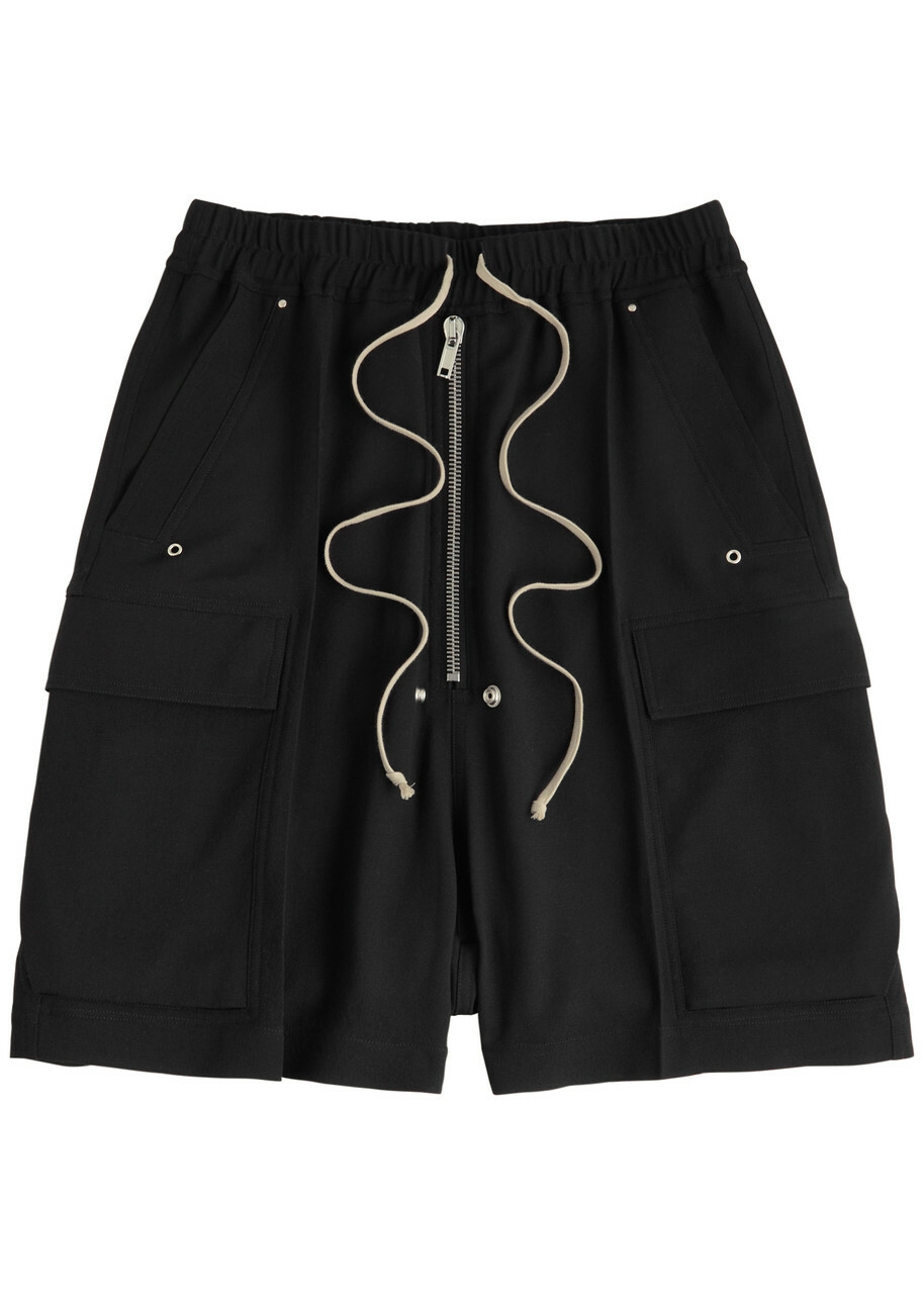 RICK OWENS cargo pocket shorts Black Rick Owens