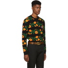 Gucci Black Jacquard Floral Sweater