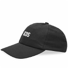GCDS Men's Essential Baseball Cap in Black