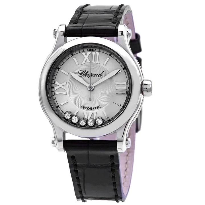 Photo: Chopard Happy Sport Automatic Silver Dial Ladies Watch 278573-3011
