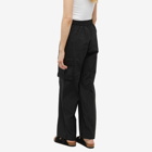 DONNI. Women's Nylon Cargo Pant in Jet