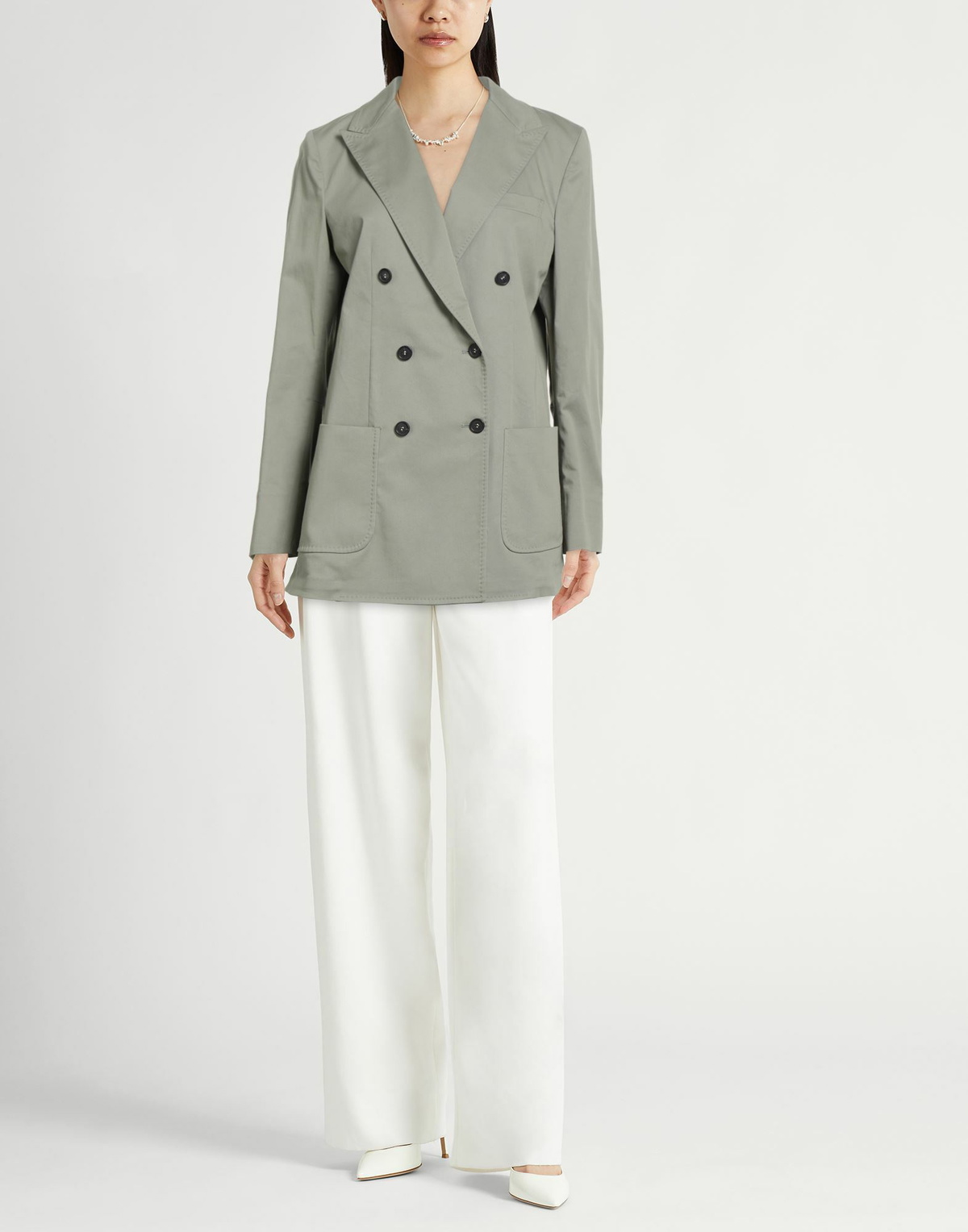 Massimo Alba Womens Blazer in Sage green