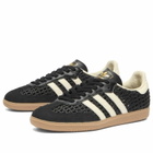 Adidas Women's Samba Og W Sneaker in Core Black/Cream White/Gold Met