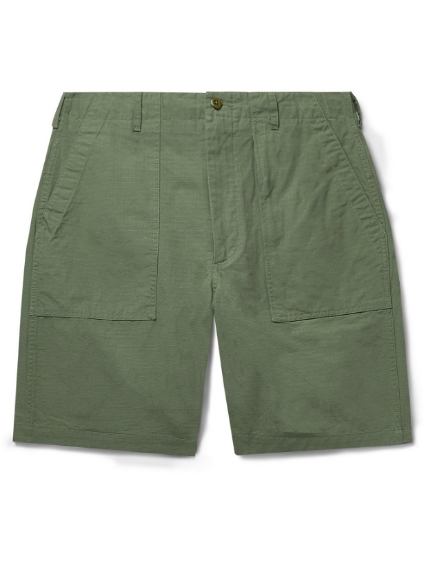 Photo: ENGINEERED GARMENTS - Fatigue Cotton-Corduroy Shorts - Green - XL