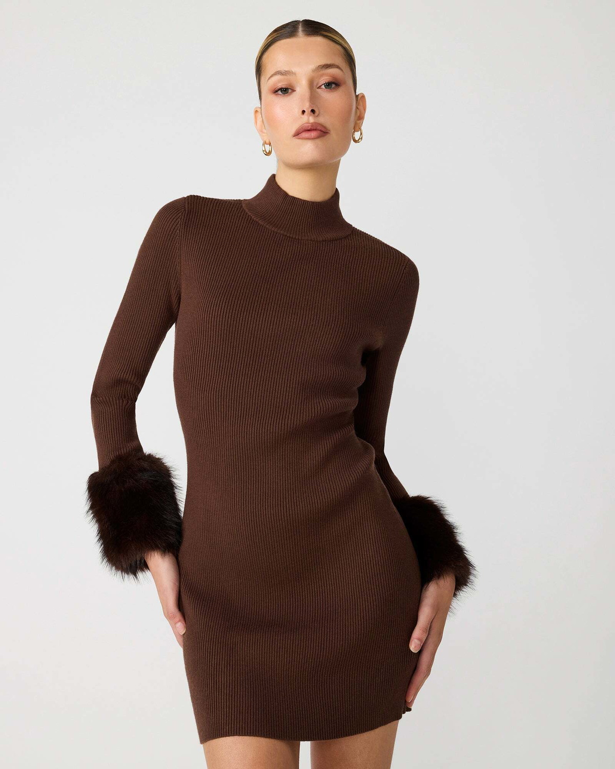 Steve Madden Riello Dress in Brown