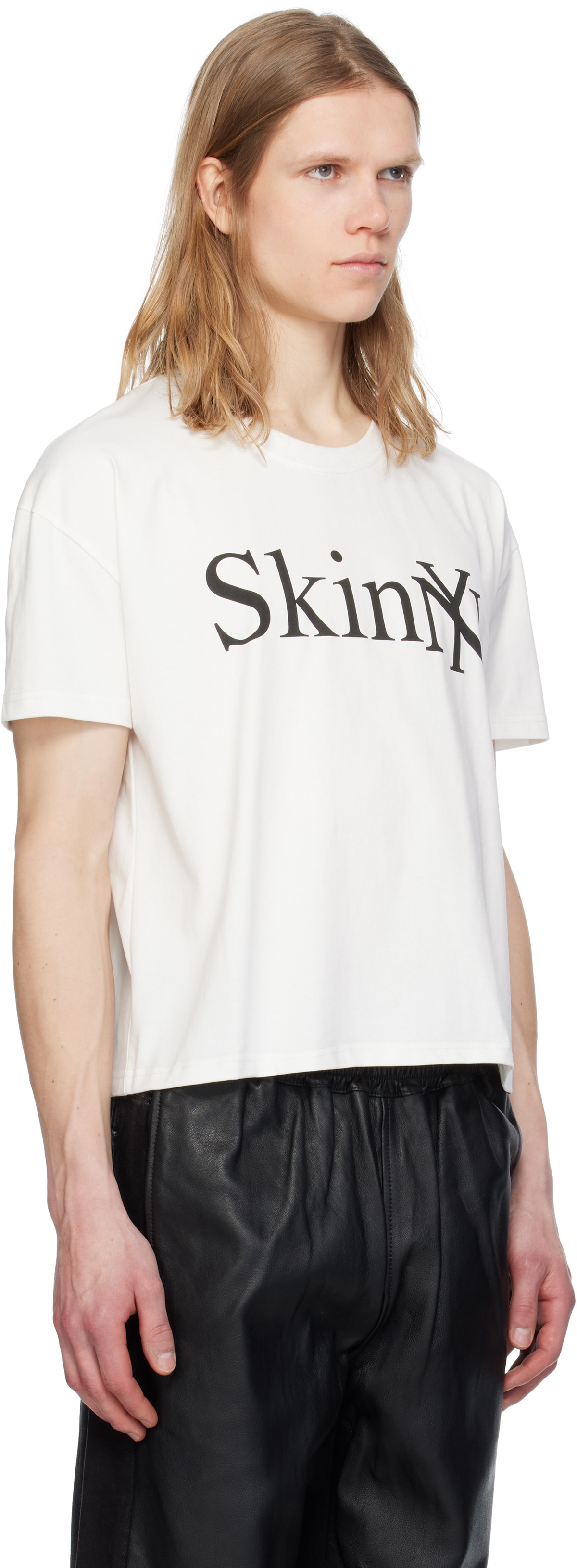 Praying White 'Skinny' T-shirt