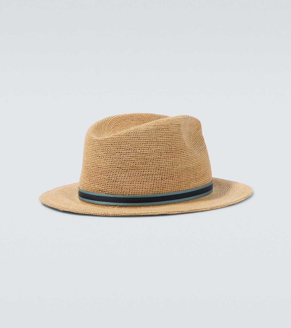 Borsalino Argentina crochet straw fedora