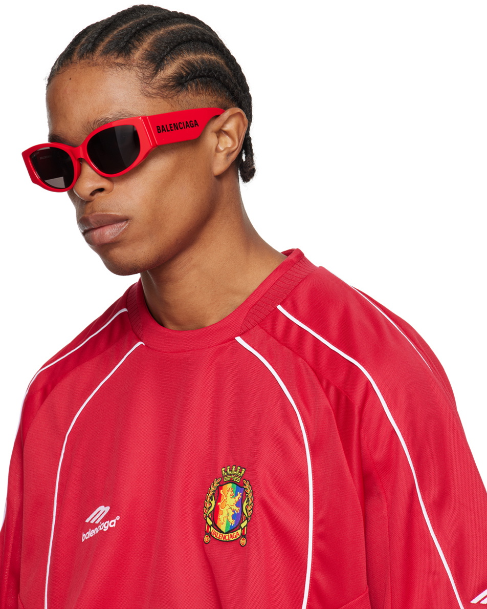 Balenciaga Red Cat-Eye Sunglasses Balenciaga display picture 2