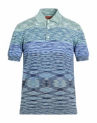 Missoni Mens Polo shirt in Blue