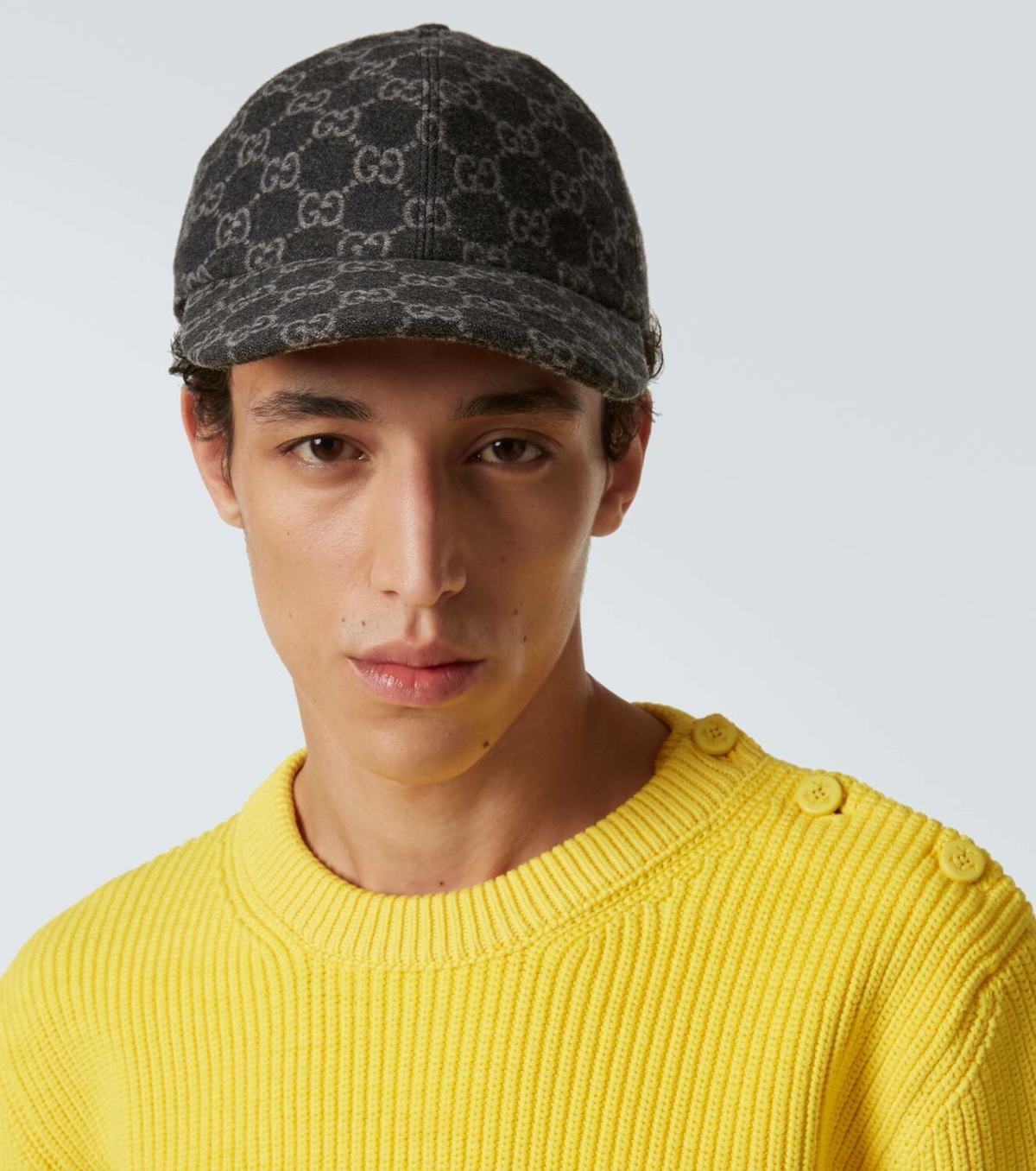 Gucci GG wool flannel baseball cap Gucci