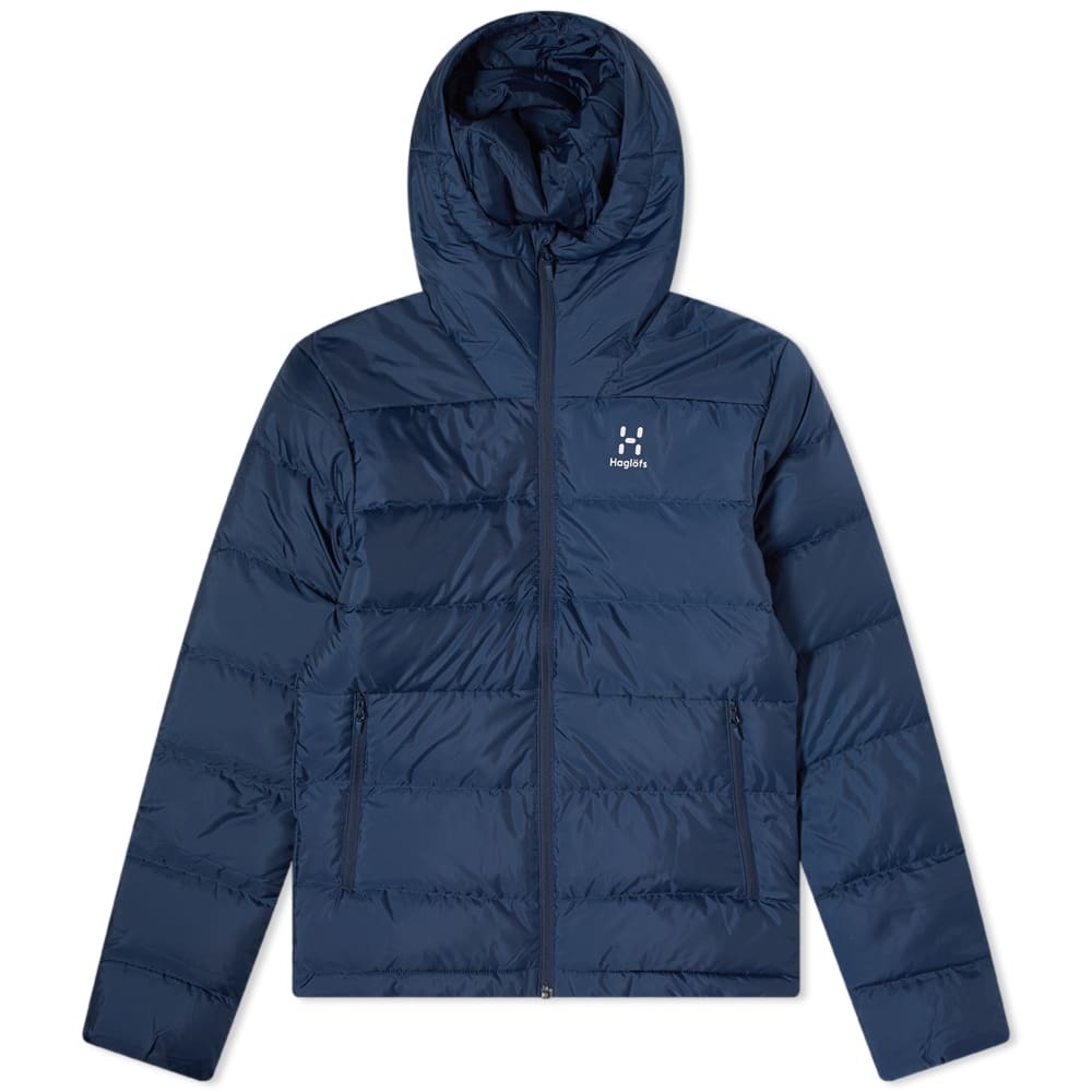 haglofs bield hooded down jacket