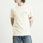 Nudie Jeans Co Men's Roy NJCO Pin T-Shirt in Chalk White