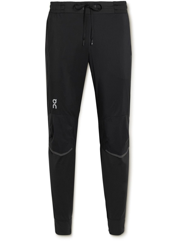 Photo: ON - Slim-Fit Tapered Layered Shell and Stretch-Jersey Trousers - Black