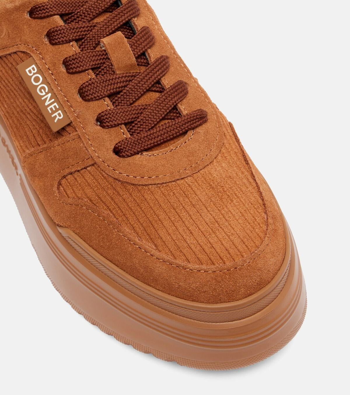 Bogner New York suede platform sneakers