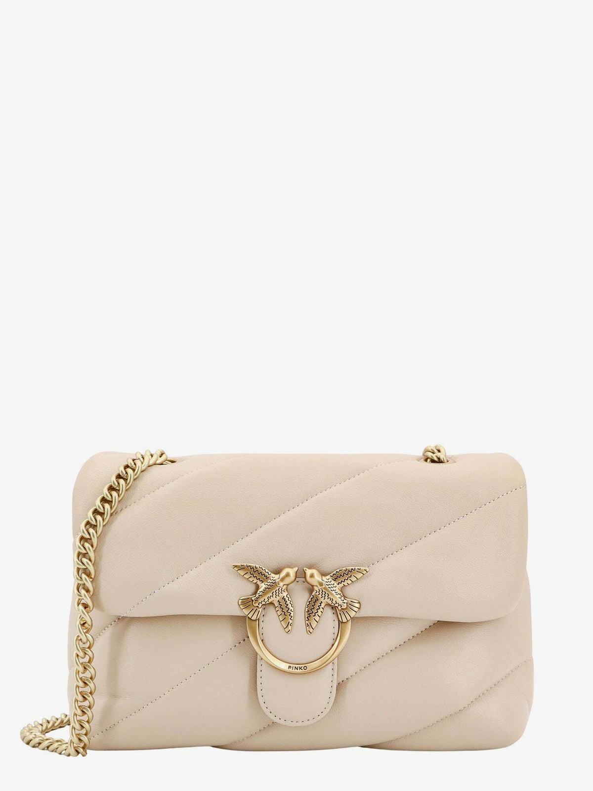 Pinko Beige Shoulder Bag Womens Pinko