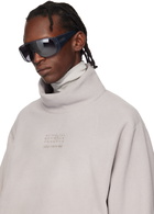 MM6 Maison Margiela Gray Mask Sunglasses
