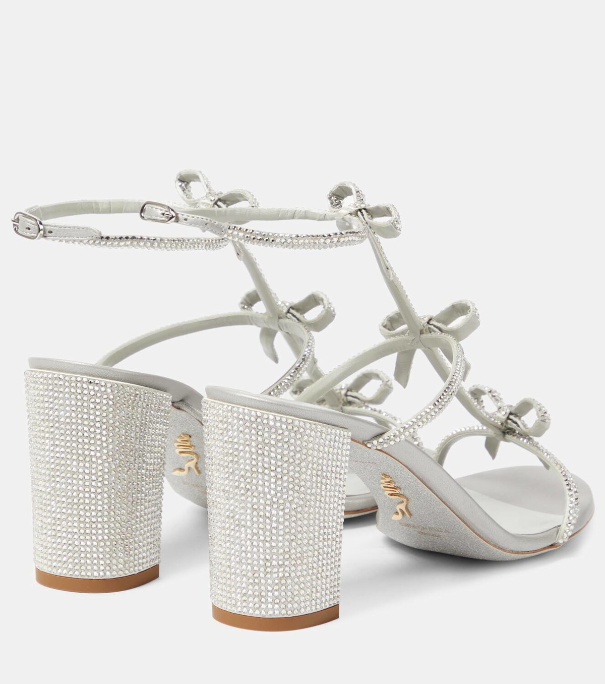 Rene Caovilla Caterina bow-detail embellished sandals