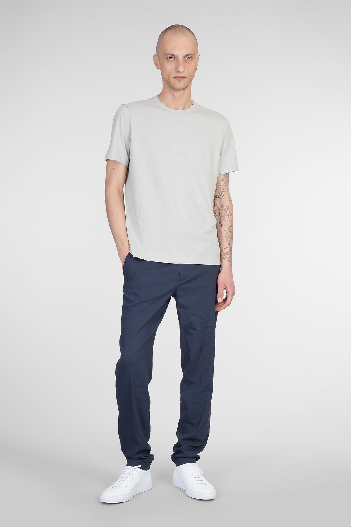 Theory T-shirt In Grey Cotton
