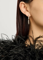 Valentino Vlogo Crystal-embellished Hoop Earrings - Gold - One Size