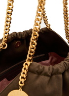 Stella Mccartney Falabella Medium Drawstring Faux Suede Tote - Moca - One Size