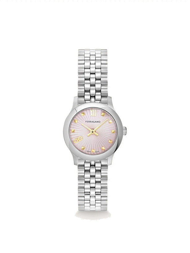 Photo: Ferragamo Womens Ferragamo Duo Mini watch in Pink