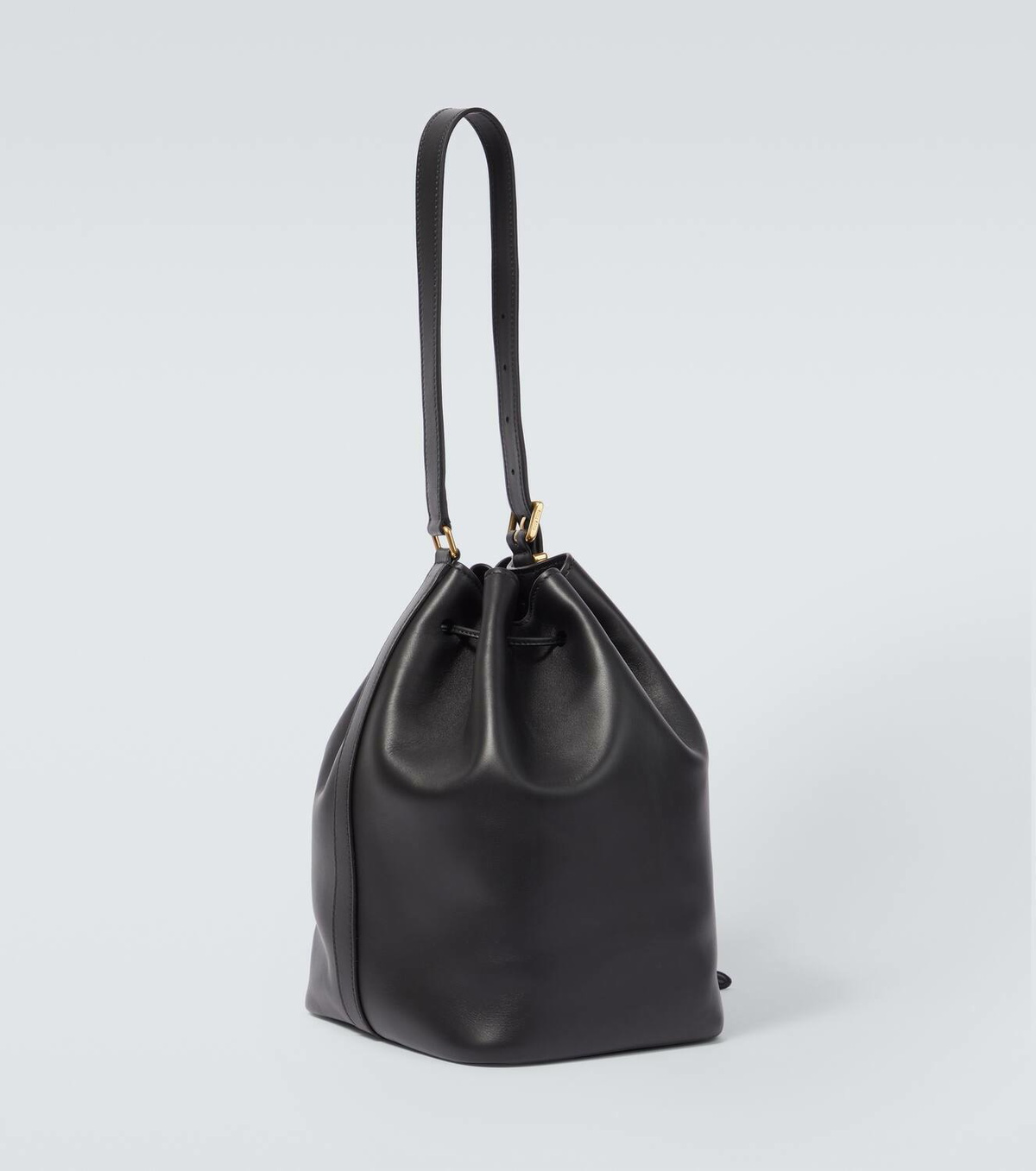 【MIU MIU】LOGO LEATHER BUCKET BAG Miu Miu Logo leather bucket bag Miu Miu