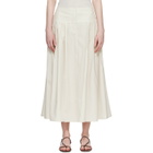 Studio Nicholson Off-White Agat Maxi Skirt