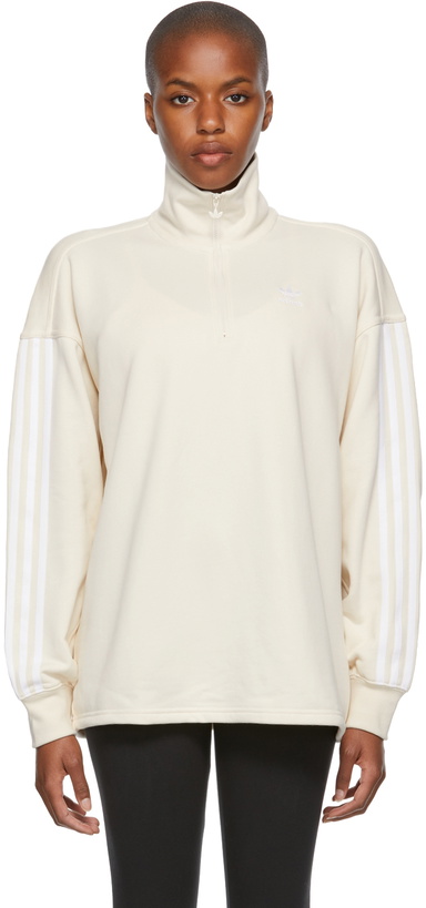 Photo: adidas Originals Off-White Adicolor Classics Half-Zip Sweatshirt