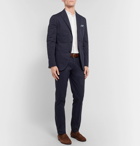 Boglioli - Navy Stretch-Cotton Twill Suit Trouers - Navy