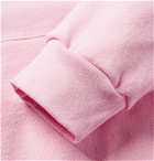 Noon Goons - Logo-Embellished Fleece-Back Cotton-Jersey Hoodie - Pink