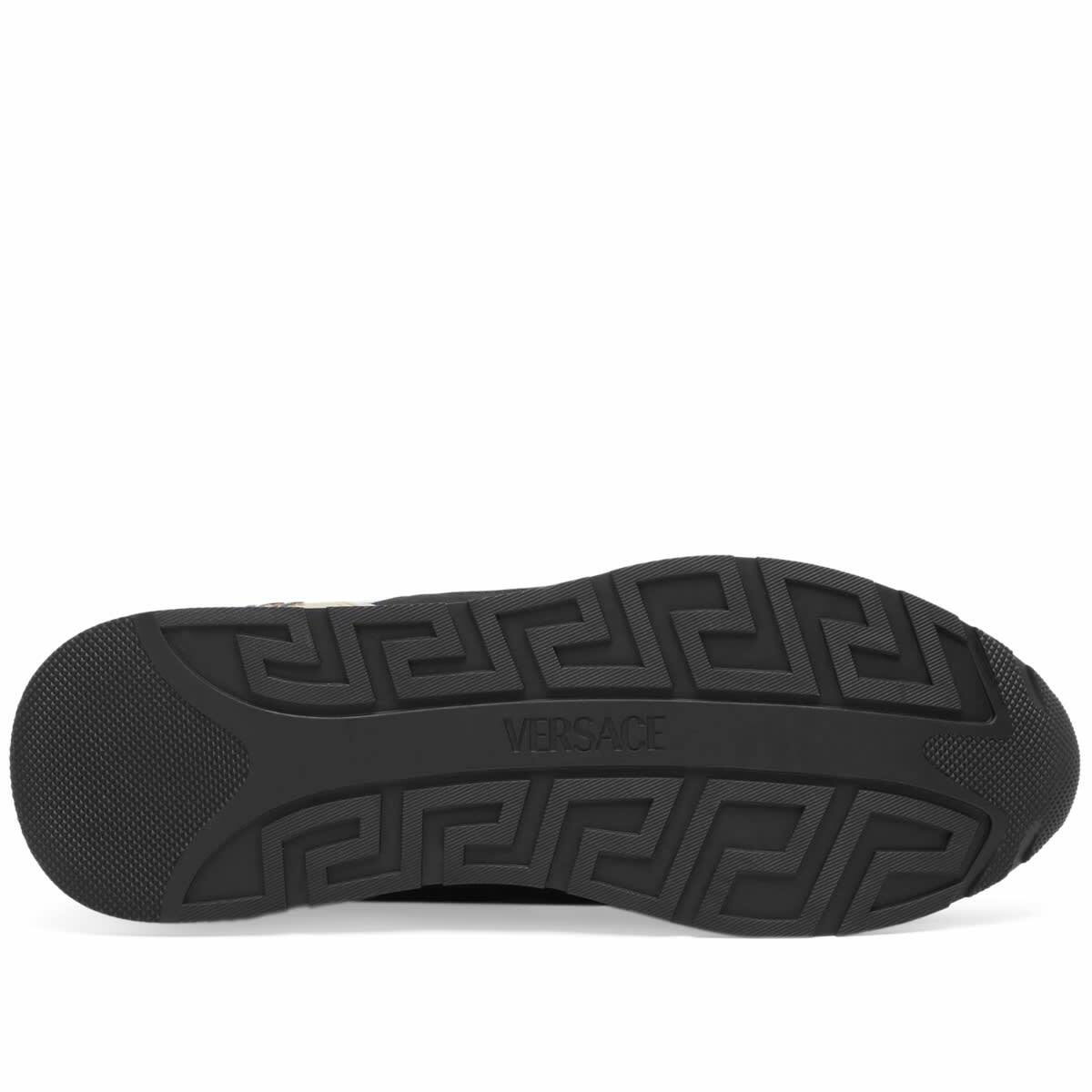 Versace Men's Runner in Taupe Khaki Antracite Mauve Versace Versace Men's Runner in Taupe Khaki Antracite Mauve Versace