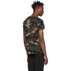 Valentino Khaki Camo Logo T-Shirt