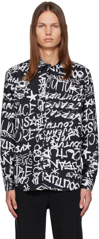 Photo: Versace Jeans Couture Black Graffiti Shirt