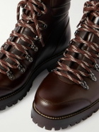Manolo Blahnik - Janka Leather Hiking Boots - Brown