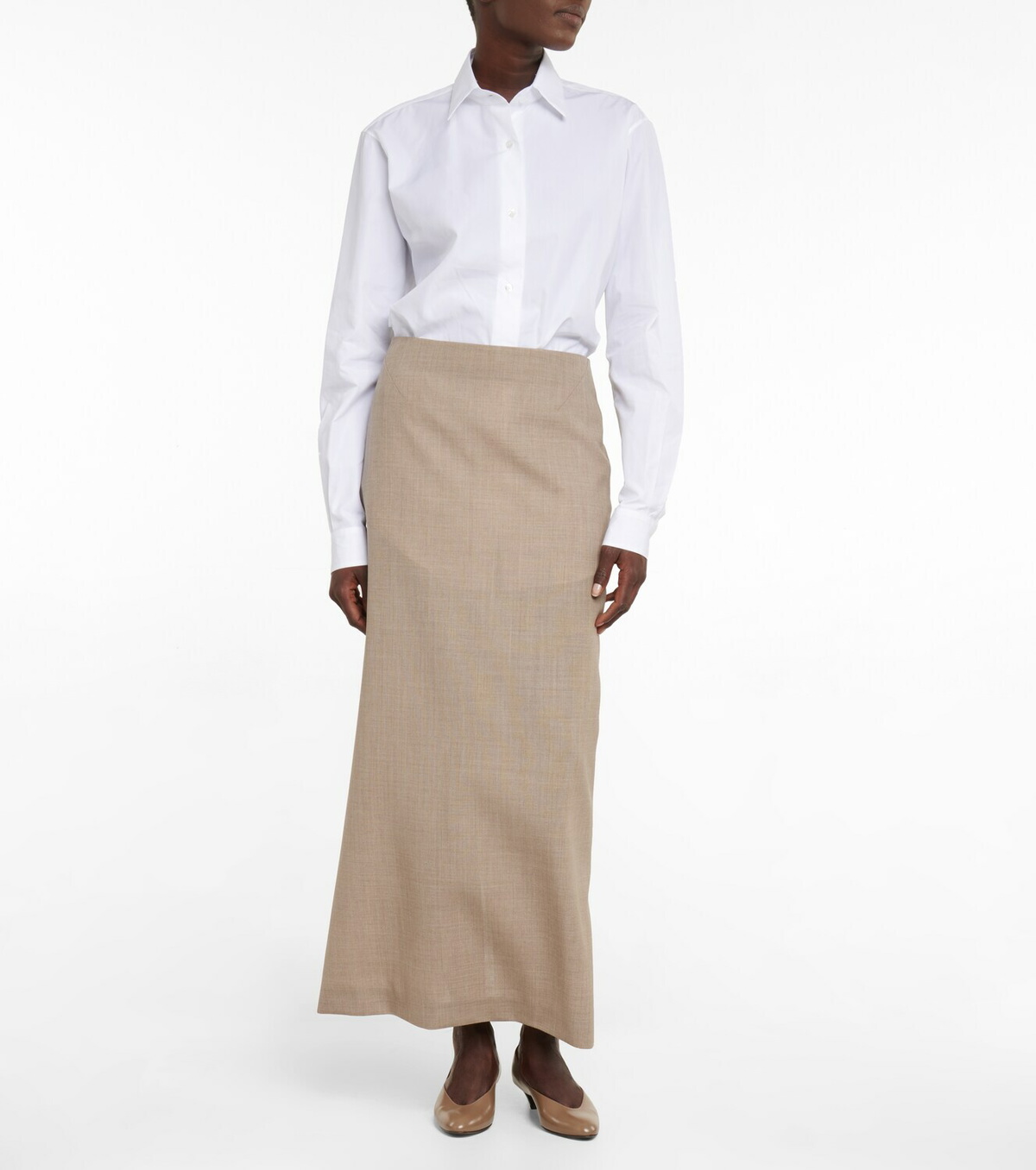 The Row Berth wool maxi skirt The Row