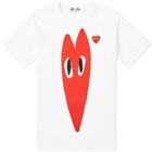 Comme des Garcons Play Stretch Heart Tee
