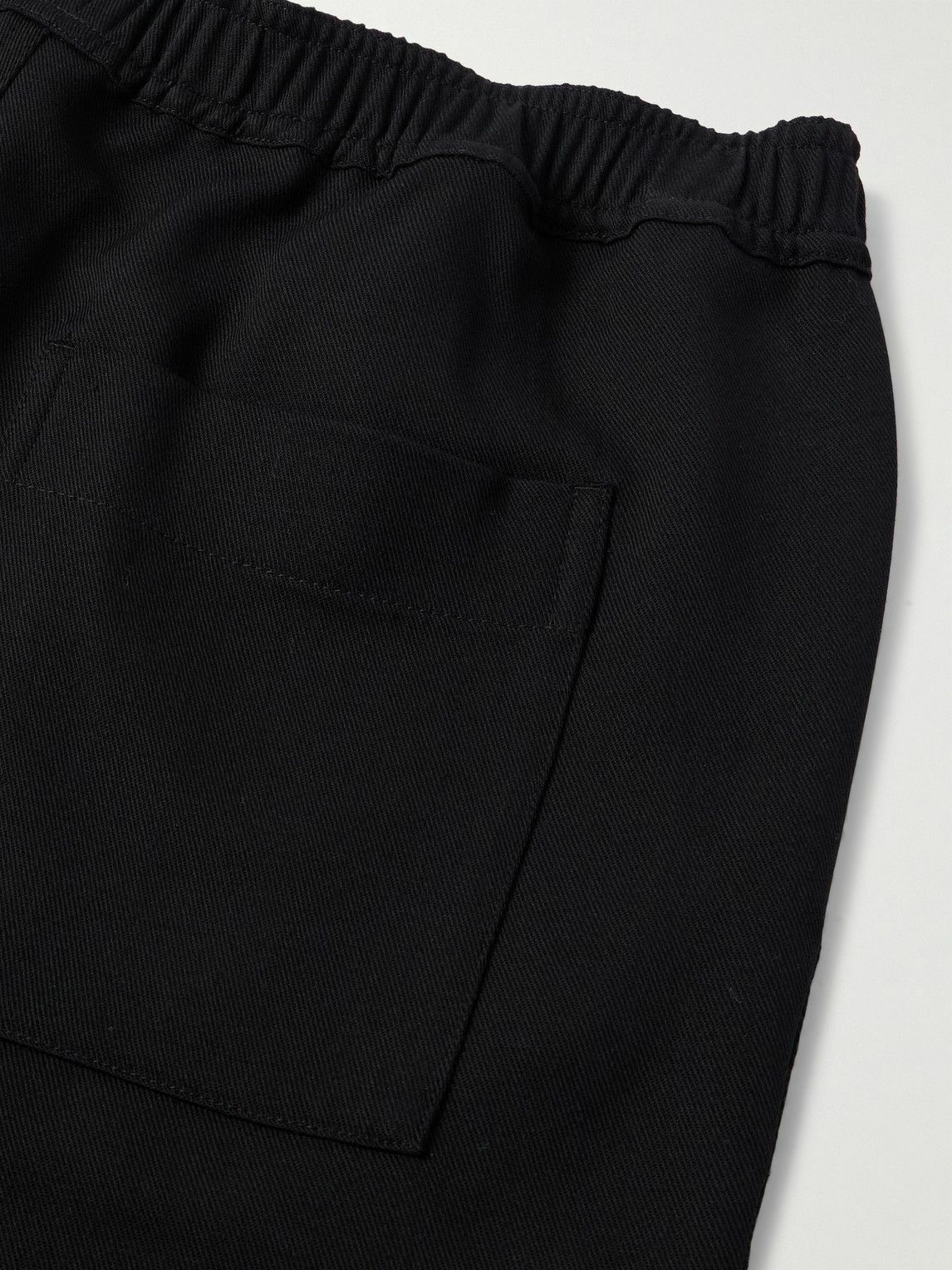 SSAM - Straight-Leg Wool-Twill Trousers - Black