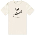Maison Kitsuné Men's Cafe Kitsune Classic T-Shirt in Latte