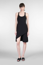 Courrèges Dress Woman In Black Polyester