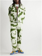 COME TEES - Straight-Leg Camouflage-Print Jeans - Green