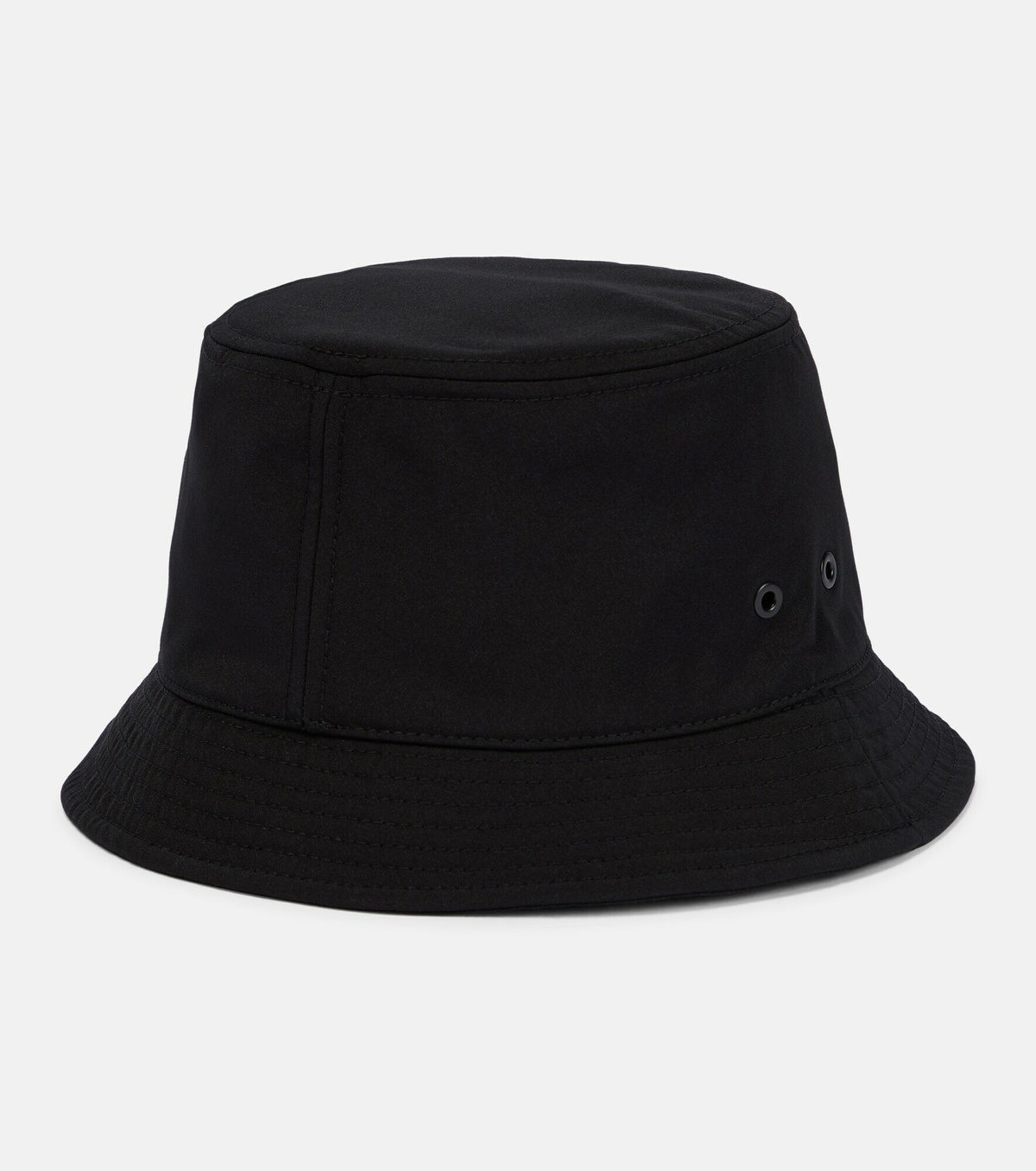 ハット Moncler Black Canvas Bucket Hat Black Water-Repellent Bucket Hat - Hats & Beanies for Men
