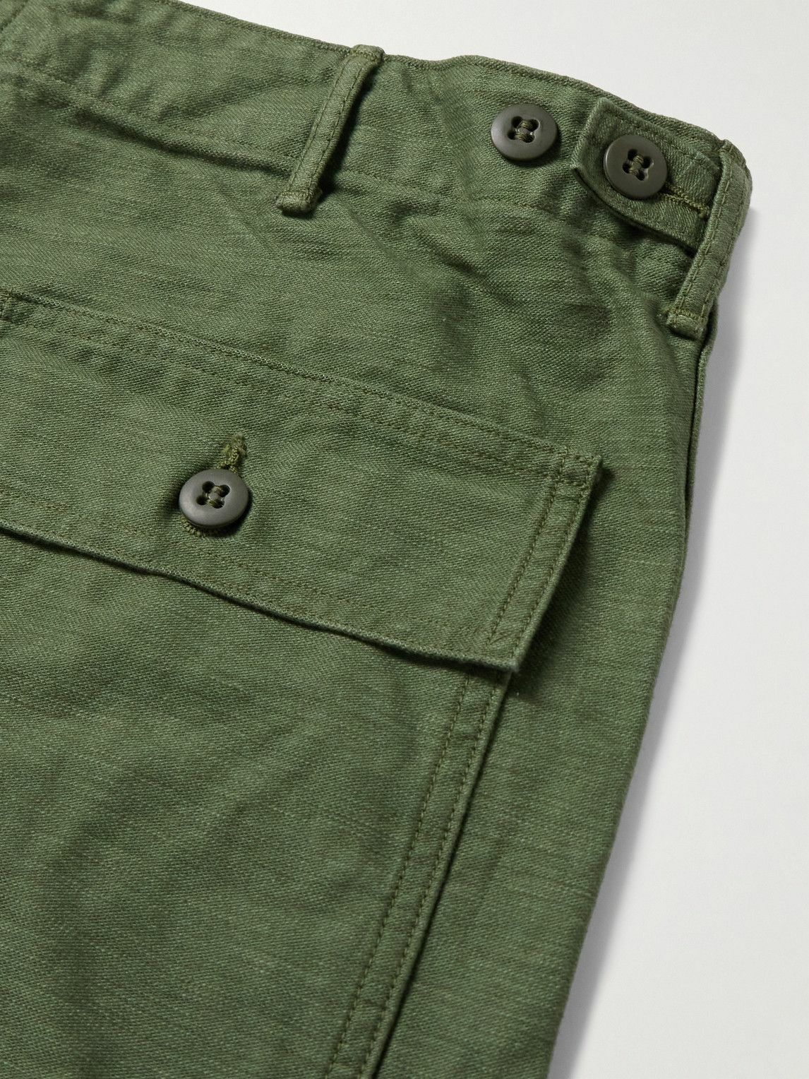 OrSlow - Straight-Leg Cotton Trousers - Green