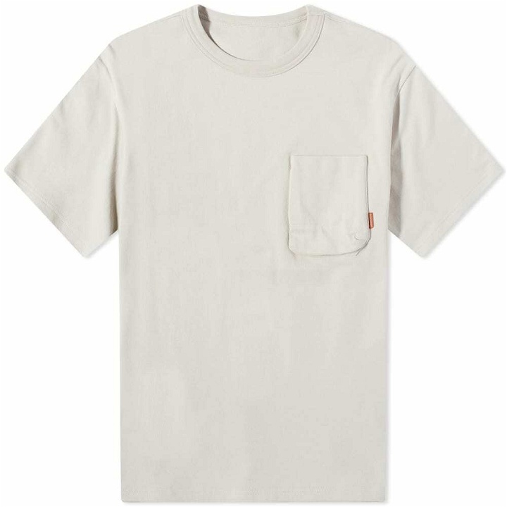 Photo: GOOPiMADE Men's TYPE-X 3D Pocket T-Shirt in Cream
