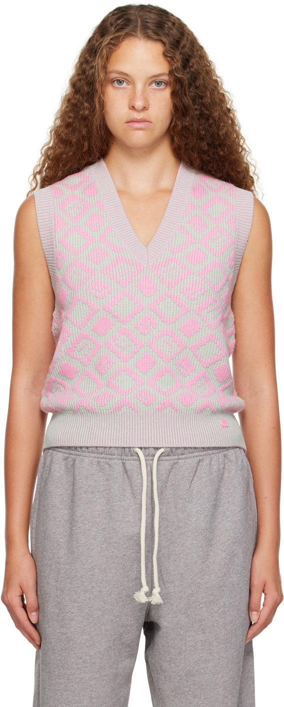 Pink Graphic Vest main image 0