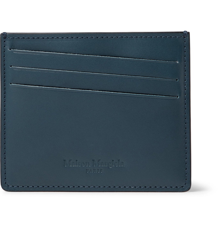Photo: Maison Margiela - Colour-Block Leather Cardholder - Blue