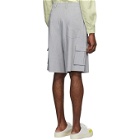 Sunnei Grey Cargo Shorts