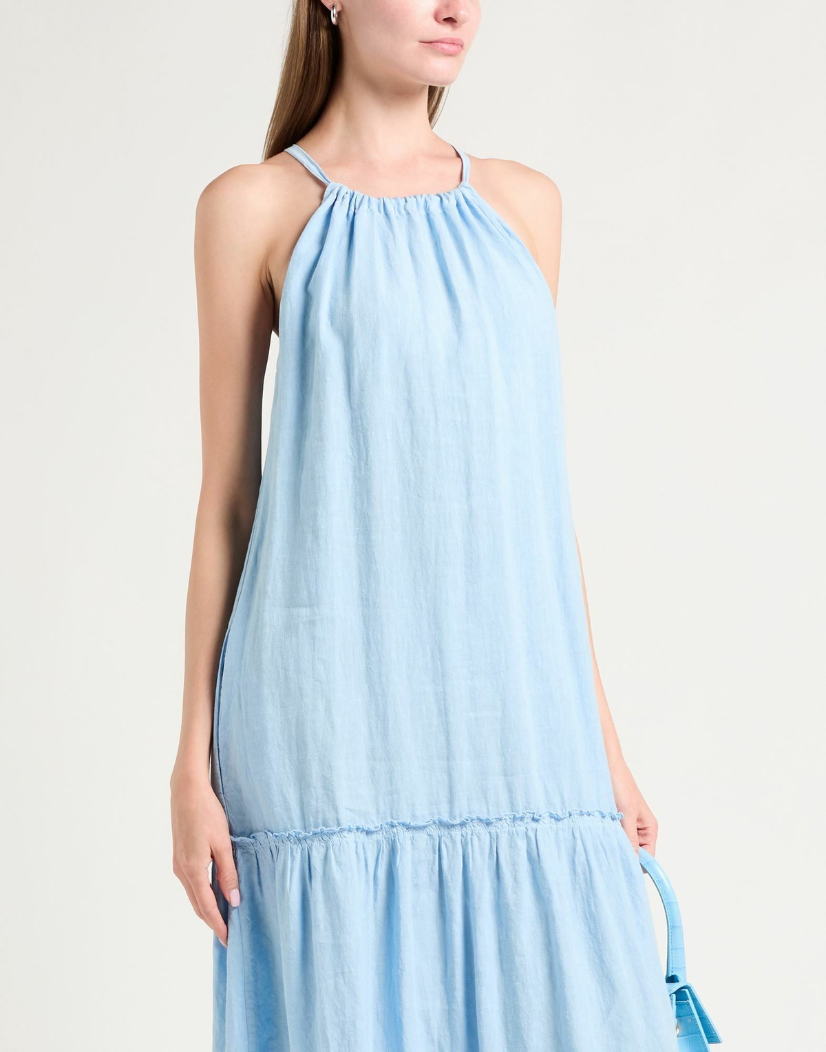 Peserico Womens Maxi dress in Sky blue
