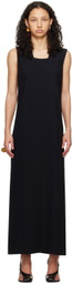 BITE Black Wide Strap Maxi Dress
